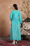 2FANCY RAYON GOLDEN FOIL AND NECK WORK EMBROIDERY WORK GOWN FESTIVE WEAR WHOLESALE PRICE ETHNIC GARMENT (11)