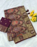 2FANCY-TISSUE-JACQUARD-ZARKAN-WORK-WITH-PIPING-TASSELS-WORK-SAREE-WITH-UNSTITCHED-BLOUSE-FESTIVE-WEAR-WHOLESALE-PRICE-ETHNIC-GARMENT-5.webp