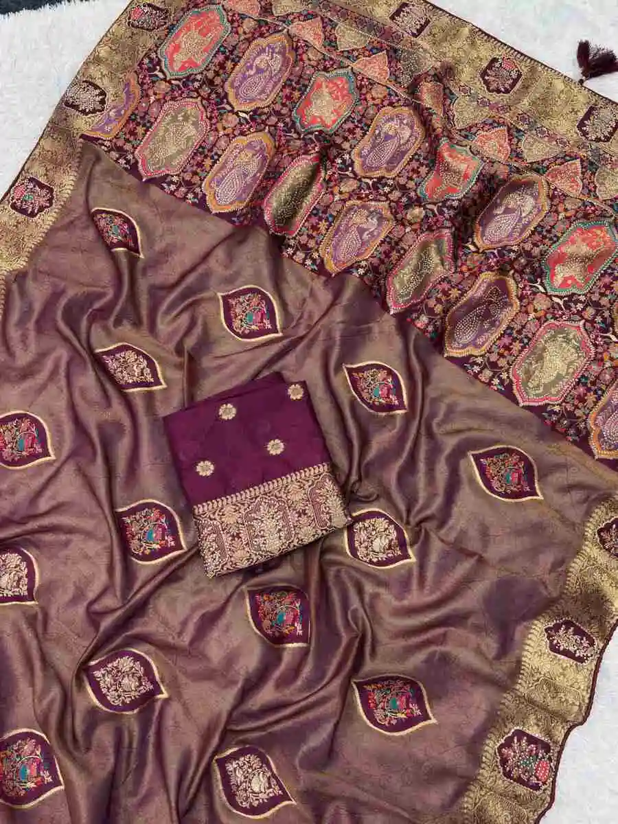 2FANCY-TISSUE-JACQUARD-ZARKAN-WORK-WITH-PIPING-TASSELS-WORK-SAREE-WITH-UNSTITCHED-BLOUSE-FESTIVE-WEAR-WHOLESALE-PRICE-ETHNIC-GARMENT-6.webp