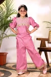 2MODERN COTTON BLEND EMBROIDERY WORK KID’S TOP PALAZZO SET FESTIVE WEAR WHOLESALE PRICE ETHNIC GARMENT (13)