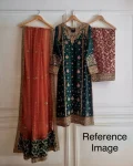 2MODERN GEORGETTE SEQUENCE WITH ZARI EMBROIDERY WORK WITH PEARL WORK TOP PALAZZO WITH DUPATTA FESTIVE WEAR WHOLESALE PRICE ETHNIC GARMENT (2)