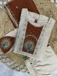 2MODERN ROMAN SILK MULTI EMBROIDERY THREAD WITH BEAUTIFUL HAND WORK TOP PALAZZO WITH DUPATTA FESTIVE WEAR WHOLESALE PRICE ETHNIC GARMENT (24)