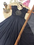 31FANCY-COTTON-JACQUARD-WEAVING-ZARI-BORDER-WORK-GOWN-WITH-DUPATTA-FESTIVE-WEAR-WHOLESALE-PRICE-ETHNIC-GARMENT10.webp