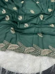 3DESIGNER STAR GEORGETTE EMBROIDERY WORK SAREE WITH UNSTITCHED BLOUSE FESTIVE WEAR WHOLESALE PRICE ETHNIC GARMENT (6)