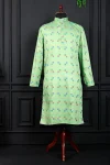 FANCY COTTON DIGITAL PRINTED WORK MEN'S KURTA PAYJAMA PISTA