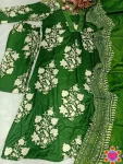 3NEW ARRIVAL 14KG RAYON PAPER MIRROR EMBROIDERY PRINT WORK TOP BOTTOM WITH DUPATTA FESTIVE WEAR WHOLESALE PRICE ETHNIC GARMENT (17)