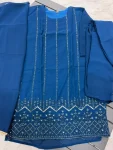 3NEW ARRIVAL GEORGETTE SEQUENCE WORK TOP SHARARA WITH DUPATTA FESTIVE WEAR WHOLESALE PRICE ETHNIC GARMENT (26)