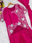 4DESIGNER-CHINON-LACE-BORDER-WORK-READY-TO-WEAR-SAREE-WITH-STITCHED-BLOUSE-PARTY-WEAR-WHOLESALE-PRICE-ETHNIC-GARMENT-10.webp