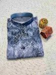 FANCY RAYON DIGITAL PRINT WORK ONLY JACKET GREY