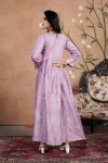 4FANCY RAYON GOLDEN FOIL AND NECK WORK EMBROIDERY WORK GOWN FESTIVE WEAR WHOLESALE PRICE ETHNIC GARMENT (22)