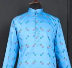 5FANCY COTTON DIGITAL PRINTED WORK MEN’S KURTA PAYJAMA FESTIVE WEAR WHOLESALE PRICE ETHNIC GARMENT (13)