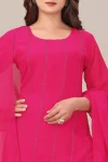5NEW ARRIVAL GEORGETTE SEQUENCE WORK TOP SHARARA WITH DUPATTA FESTIVE WEAR WHOLESALE PRICE ETHNIC GARMENT (39)