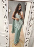 5TRENDING RANGOLI SILK EMBROIDERY THREAD & SEQUENCE WORK READY TO WEAR SAREE WITH STITCHED BLOUSE PARTY WEAR WHOLESALE PRICE ETHNIC GARMENT (11)