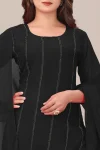 6NEW ARRIVAL GEORGETTE SEQUENCE WORK TOP SHARARA WITH DUPATTA FESTIVE WEAR WHOLESALE PRICE ETHNIC GARMENT (8)