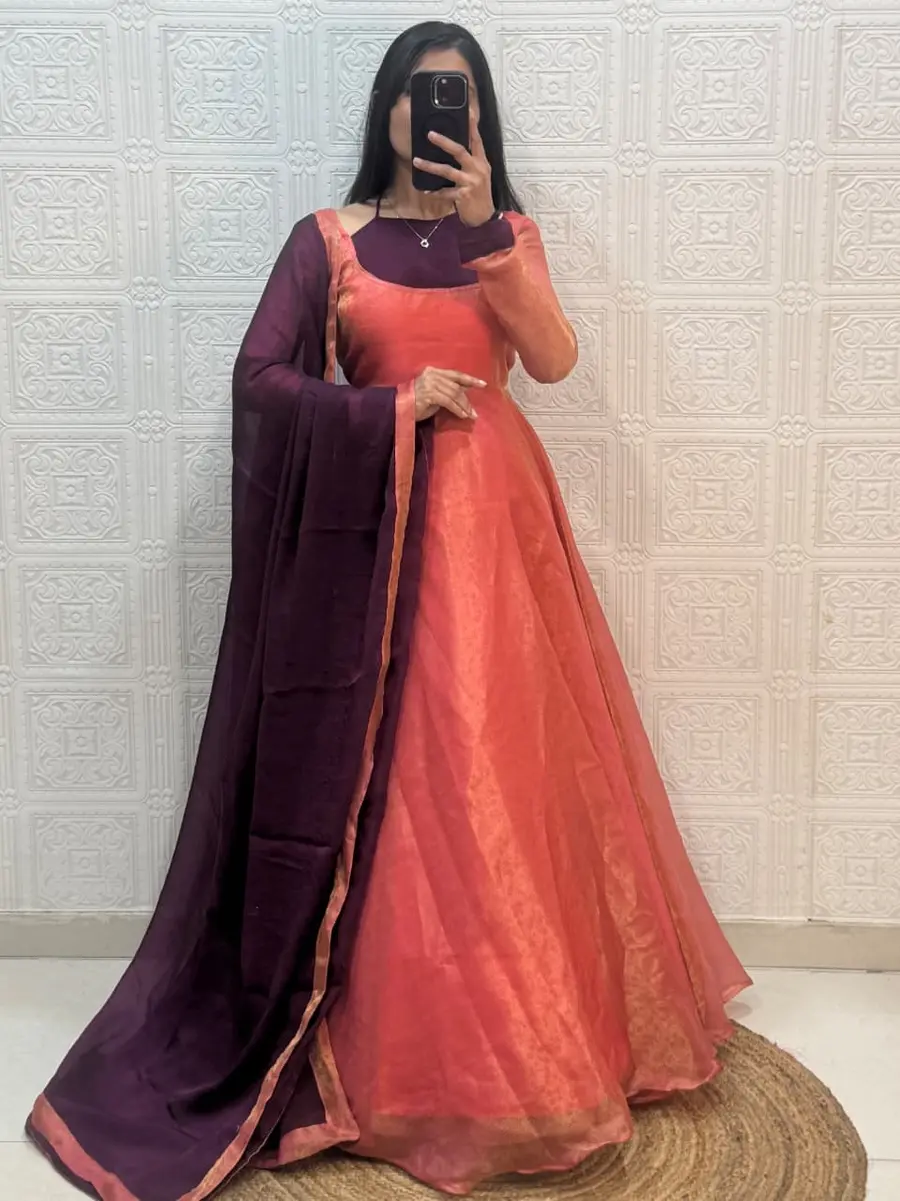 8FANCY-SHIMMER-SILK-PLAIN-GOWN-WITH-FOUR-SIDE-LACE-BORDER-WORK-DUPATTA-FESTIVE-WEAR-WHOLESALE-PRICE-ETHNIC-GARMENT-3.webp