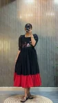 8RICH LOOK GEORGETTE HAND WORK ONE PIECE DRESS PARTY WEAR WHOLESALE PRICE ETHNIC GARMENT (2)
