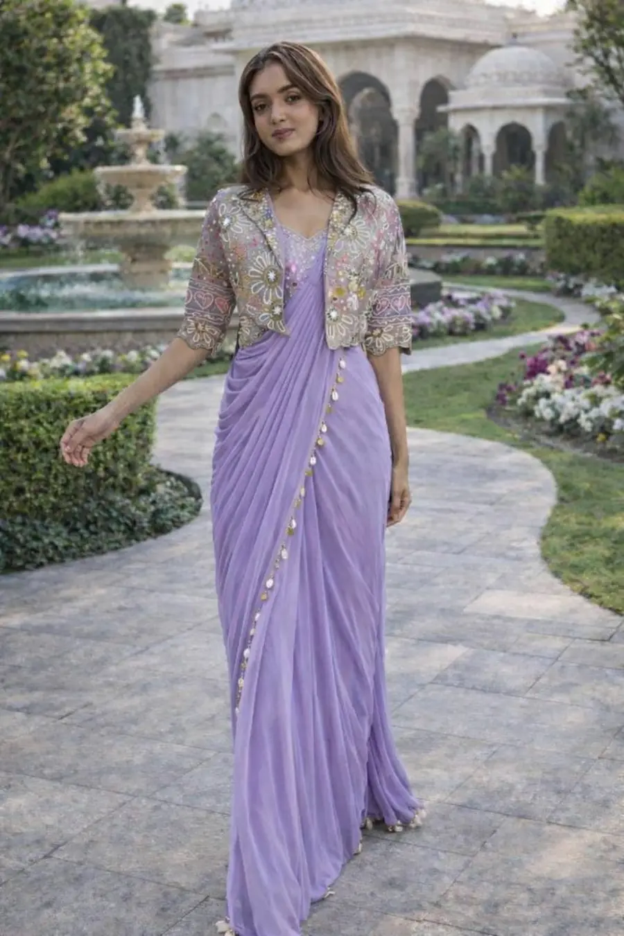 DESIGNE-CREPE-SILK-LACE-BORDER-WORK-READY-TO-WEAR-SAREE-WITH-STITCHED-BLOUSE-AND-KOTI-PARTY-WEAR-WHOLESALE-PRICE-ETHNIC-GARMENT-20.webp