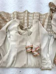 DESIGNER CHINON SILK CODING EMBROIDERY WORK AND GOTTA PAPER 3 MM SEQUENCE WORK GOWN BOTTOM WITH DUPATTA FESTIVE WEAR WHOLESALE PRICE ETHNIC GARMENT (3)