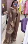 DESIGNER CHINON SILK EMBROIDERY SEQUENCE WORK TOP PALAZZO WITH DUPATTA FESTIVE WEAR WHOLESALE PRICE ETHNIC GARMENT (4)