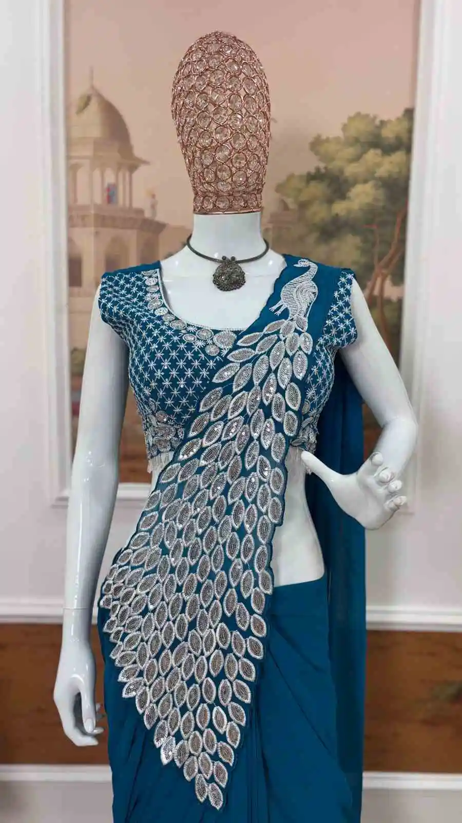 DESIGNER-GEORGETTE-EMBROIDERY-THREAD-SEQUENCE-WORK-READY-TO-WEAR-SAREE-WITH-STITCHED-BLOUSE-FESTIVE-WEAR-WHOLESALE-PRICE-ETHNIC-GARMENT-4.webp