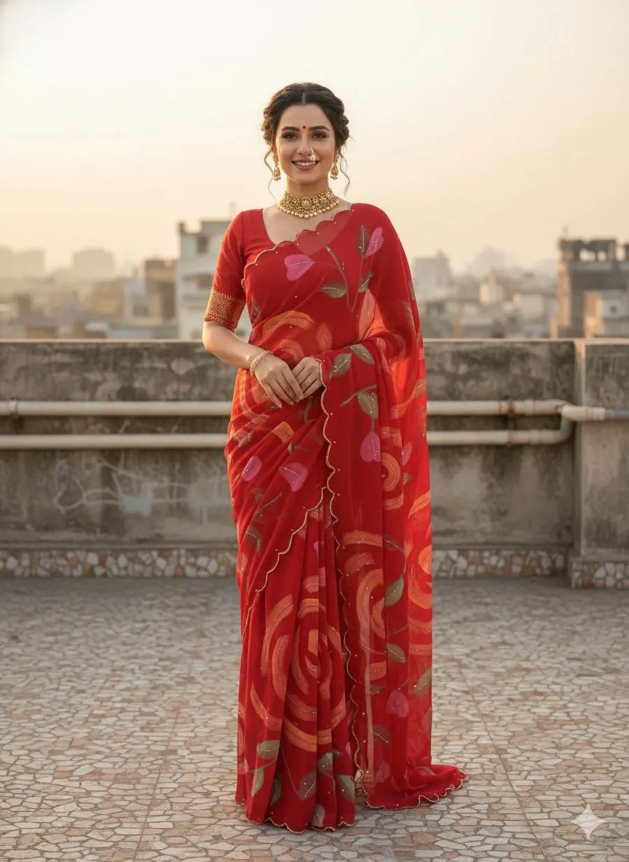 DESIGNER-GEORGETTE-PRINTED-WITH-MOTI-HANDWORK-AND-STONE-ATTACHED-KHATLI-BORDER-WORK-SAREE-WITH-UNSTITCHED-BLOUSE-PARTY-WEAR-WHOLESALE-PRICE-ETHNIC-GARMENT-2.webp