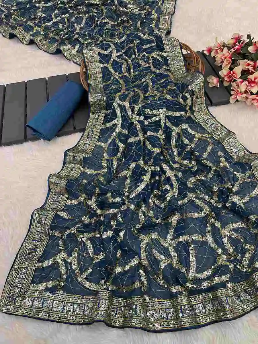 DESIGNER-GEORGETTE-SEQUENCE-EMBROIDERY-WITH-BORDER-AND-PIPING-WORK-SAREE-WITH-UNSTITCHED-BLOUSE-WEDDING-WEAR-WHOLESALE-PRICE-ETHNC-GARMENT-4.webp