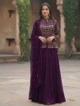 DESIGNER-GEORGETTE-SEQUENCE-WORK-TOP-SEMI-STITCHED-LEHENGA-WITH-DUPATTA-FESTIVE-WEAR-WHOLESALE-PRICE-ETHNIC-GARMENT-15.webp
