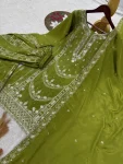 DESIGNER GERMAN CHINON SILK EMBROIDERY SEQUENCE AND JHARKAN WORK TOP PALAZZO WITH DUPATTA FESTIVE WEAR WHOLESALE PRICE ETHNIC GARMENT (2)