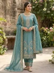 DESIGNER GMY SILK EMBROIDERY SEQUENCE WORK TOP PALAZZO WITH DUPATTA FESTIVE WEAR WHOLESALE PRICE ETHNIC GARMENT (3)