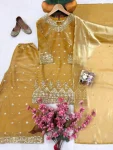DESIGNER GMY SILK SEQUENCE & ZARI EMBROIDERY WORK TOP PALAZZO WITH DUPATTA FESTIVE WEAR WHOLESALE PRICE ETHNIC GARMENT (9)
