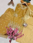 DESIGNER GMY SILK SEQUENCE & ZARI EMBROIDERY WORK TOP PALAZZO WITH DUPATTA FESTIVE WEAR WHOLESALE PRICE ETHNIC GARMENT (9)