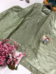 DESIGNER GMY SILK ZARI, THREAD & 5 MM SEQUENCE EMBROIDERY WORK TOP PALAZZO WITH DUPATTA FESTIVE WEAR WHOLESALE PRICE ETHNIC GARMENT (2)