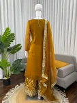 DESIGNER JMC SILK THREAD & SEQUENCE WORK TOP PALAZZO WITH DUPATTA FESTIVE WEAR WHOLESALE PRICE ETHNIC GARMENT (1)