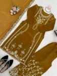 DESIGNER JMC SILK THREAD & SEQUENCE WORK TOP PALAZZO WITH DUPATTA FESTIVE WEAR WHOLESALE PRICE ETHNIC GARMENT (1)
