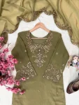 DESIGNER MOSS SILK SEQUENCE & ZARI THREAD EMBROIDERY WORK TOP PALAZZO WITH DUPATTA FESTIVE WEAR WHOLESALE PRICE ETHNIC GARMENT (12)