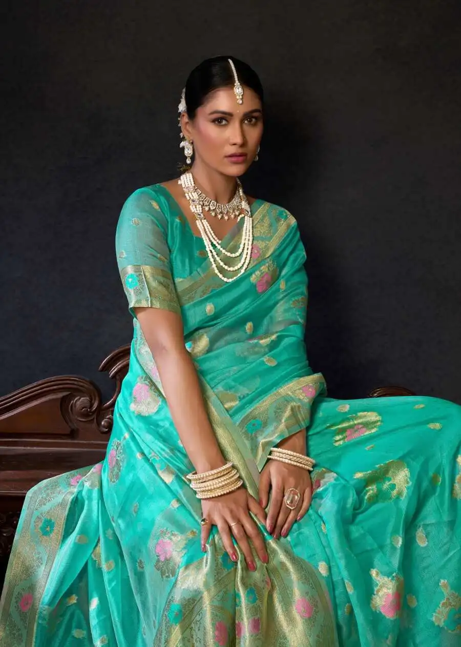 DESIGNER-ORGANZA-KHADI-ZHALLAR-WORK-SAREE-WITH-UNSTITCHED-BLOUSE-WEDDING-WEAR-WHOLESALE-PRICE-ETHNIC-GARMENT-2.webp
