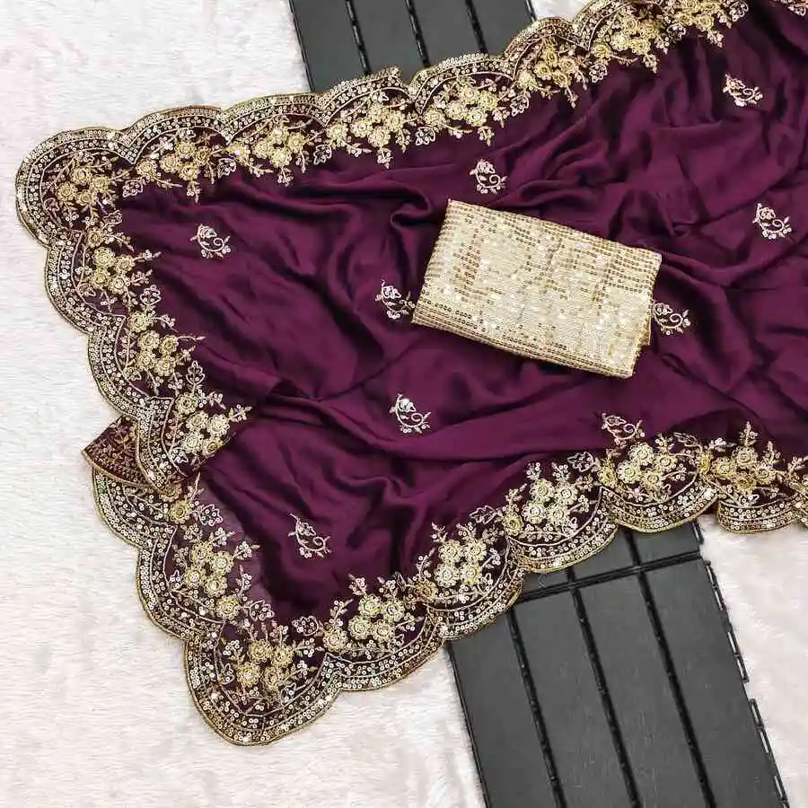 DESIGNER-RANGOLI-SILK-EMBROIDERY-CODING-THREAD-AND-SEQUENCE-BORDER-WORK-SAREE-WITH-UNSTITCHED-BLOUSE-WEDDING-WEAR-WHOLESALE-PRICE-ETHNIC-GARMENT-2.webp