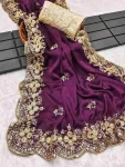 DESIGNER-RANGOLI-SILK-EMBROIDERY-CODING-THREAD-AND-SEQUENCE-BORDER-WORK-SAREE-WITH-UNSTITCHED-BLOUSE-WEDDING-WEAR-WHOLESALE-PRICE-ETHNIC-GARMENT-4.webp