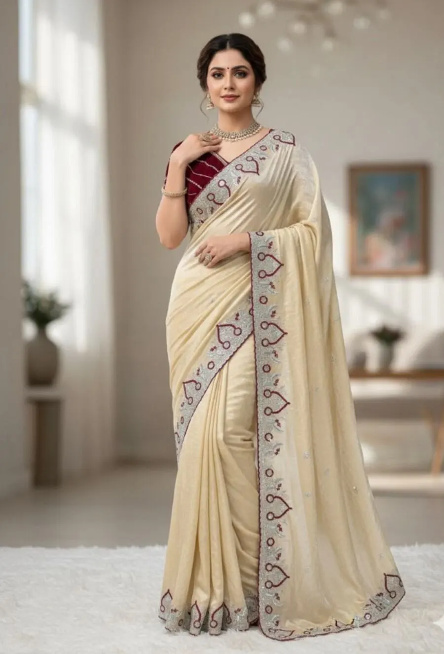 DESIGNER-SPACE-SILK-MULTI-THREAD-WORK-AND-CUT-BORDER-WORK-SAREE-WITH-UNSTITCHED-BLOUSE-WEDDING-WEAR-WHOLESALE-PRICE-ETHNIC-GARMENT-3.webp