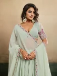 DESIGNER STAR GEORGETTE EMBROIDERY WORK LEHENGA CHOLI WITH DUPATTA WEDDING WEAR WHOLESALE PRICE ETHNIC GARMENT (12)