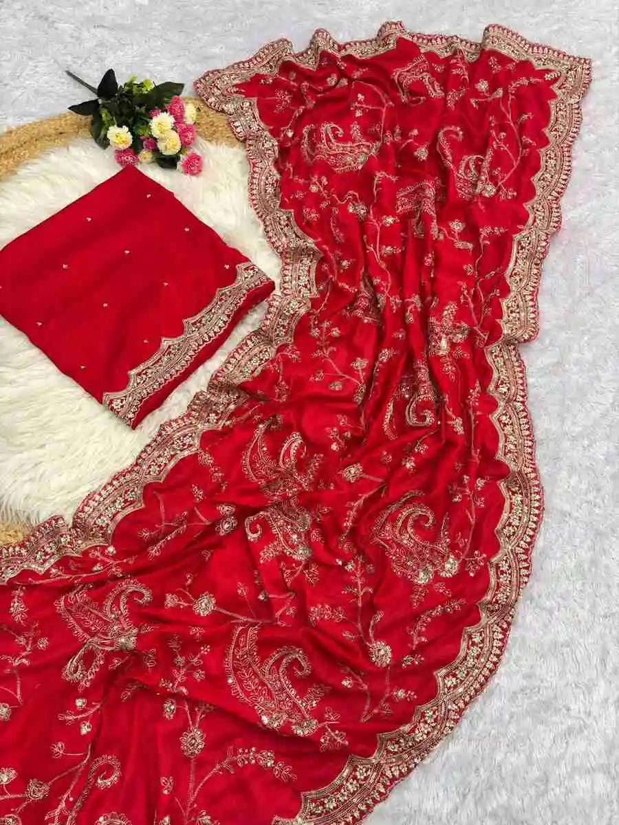 DESIGNER-VICHITRA-EMBRODIERY-THREAD-AND-SEQUENCE-WROK-WITH-CUT-WORK-SAREE-WITH-UNSTITCHED-BLOUSE-WEDDING-WEAR-WHOLESALE-PRICE-ETHNIC-GARMENT-1.webp