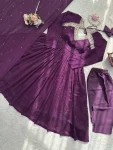 DESIGNER-VICHITRA-SILK-THREAD-WORK-GOWN-BOTTOM-WITH-DUPATTA-FESTIVE-WEAR-WHOLESALE-PRICE-ETHNIC-GARMENT-3.webp