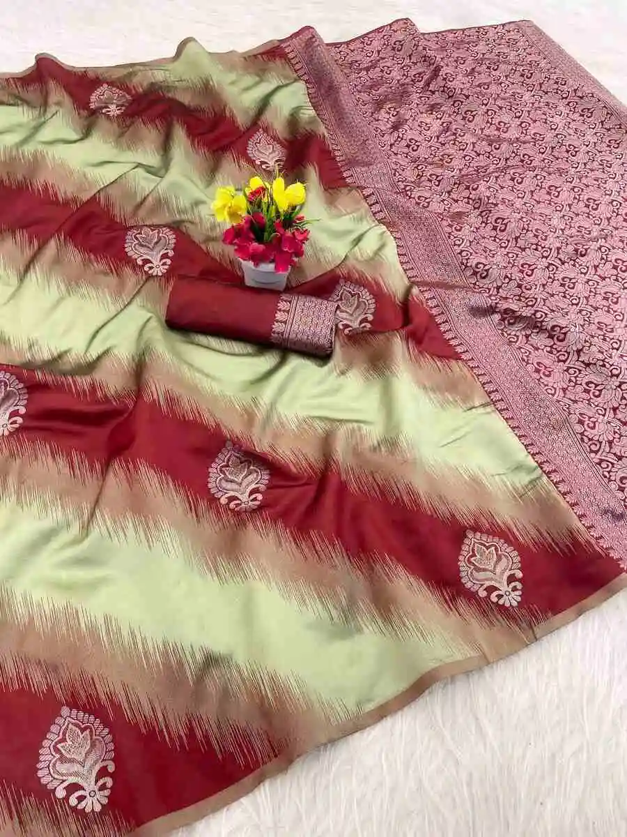 FANCY-BANARASI-SILK-FLOWERS-AND-MINA-ZARI-WEAVING-RICH-PALLU-WITH-ZARI-WEAVING-BORDER-WORK-SAREE-WITH-UNSTITCHED-BLOUSE-FESTIVE-WEAR-WHOLESALE-PRICE-ETHNIC-GARMENT-4.jpg.webp.webp