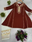 FANCY CHINON FANCY GOTA PATTI WORK TOP BOTTOM SET FESTIVE WEAR WHOLESALE PRICE ETHNIC GARMENT (20)