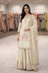 FANCY CHINON SILK EMBROIDERY THREAD & SEQUENCE WORK TOP PALAZZO WITH DUPATTA FESTIVE WEAR WHOLESALE PRICE ETHNIC GARMENT (2)