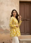 FANCY COTTON PRINTED ONLY TOP DAILY WEAR WHOLESALE PRICE ETHNIC GARMENT (7)