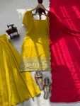 FANCY CREPE SILK THREAD WITH SEQUENCE WORK TOP PALAZZO WITH DUPATTA FESTIVE WEAR WHOLESALE PRICE ETHNIC GARMENT (1)