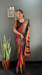 FANCY DOLA SILK PRINTED ON WOVEN WORK GOWN SAREE DAILY WEAR WHOLESALE PRICE ETHNIC GARMENT (3)