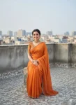 FANCY FENDY SATIN MIRROR LACE WORK SAREE WITH STITCHED BLOUSE PARTY WEAR WHOLESALE PRICE ETHNIC GARMENT (4)
