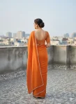 FANCY FENDY SATIN MIRROR LACE WORK SAREE WITH STITCHED BLOUSE PARTY WEAR WHOLESALE PRICE ETHNIC GARMENT (4)
